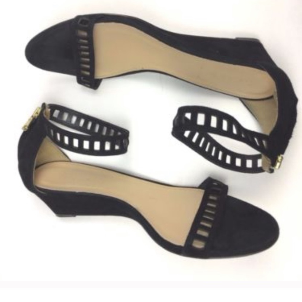 J Crew Lilliana suede sandal Wedge